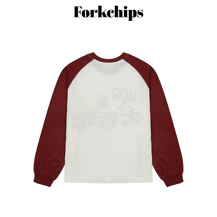 Fork Chips - Korean Children Fashion - #kidzfashiontrend - Star Raglan Tee - 3