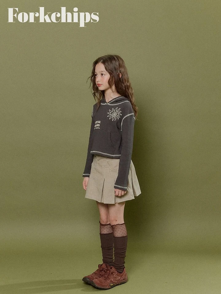 Fork Chips - Korean Children Fashion - #kidzfashiontrend - Harbor Pleated Skirt - 10
