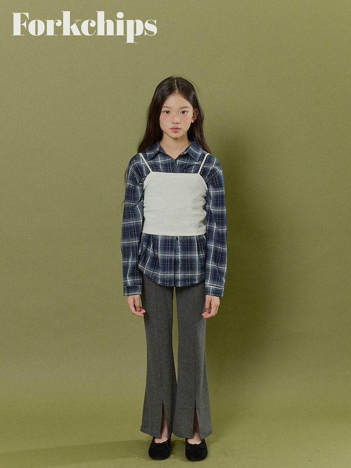 Fork Chips - Korean Children Fashion - #kidzfashiontrend - Marang Bootcut Leggings - 8