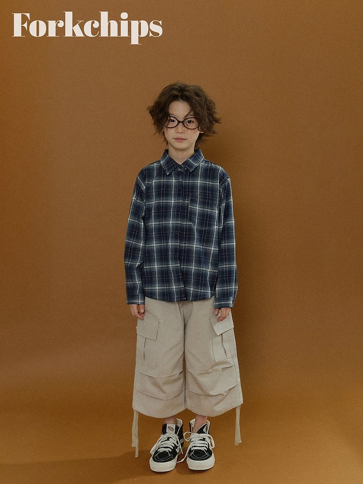 Fork Chips - Korean Children Fashion - #kidzfashiontrend - Flow Bermuda Pants - 5