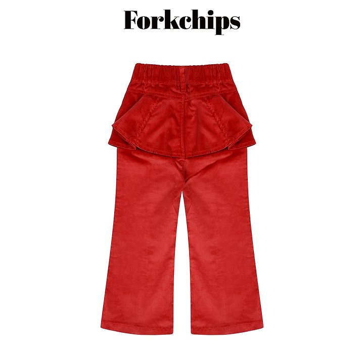 Fork Chips - Korean Children Fashion - #kidzfashiontrend - Muffin Flare Pants - 3