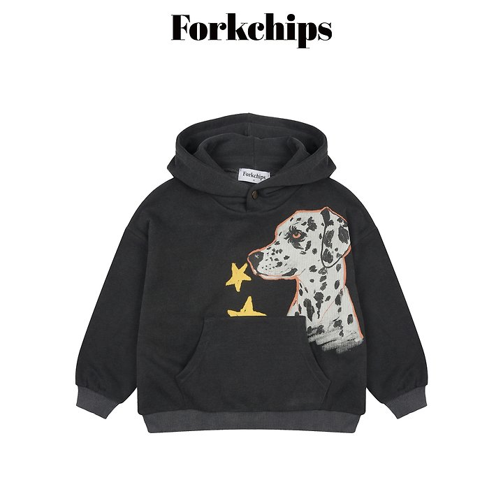 Fork Chips - Korean Children Fashion - #littlefashionista - Dalmatian Hoodie - 2