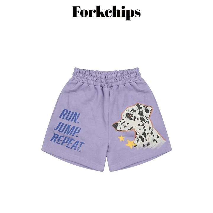 Fork Chips - Korean Children Fashion - #littlefashionista - Dalmatian Shorts