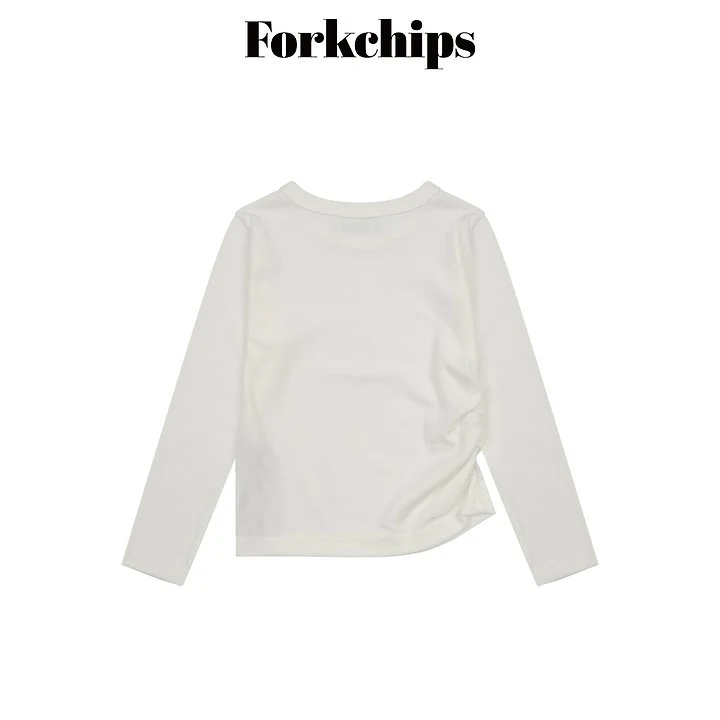 Fork Chips - Korean Children Fashion - #littlefashionista - Cocoa Henley Tee - 3