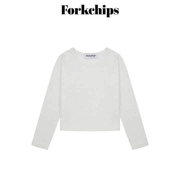 Fork Chips - Korean Children Fashion - #littlefashionista - Silket Tee