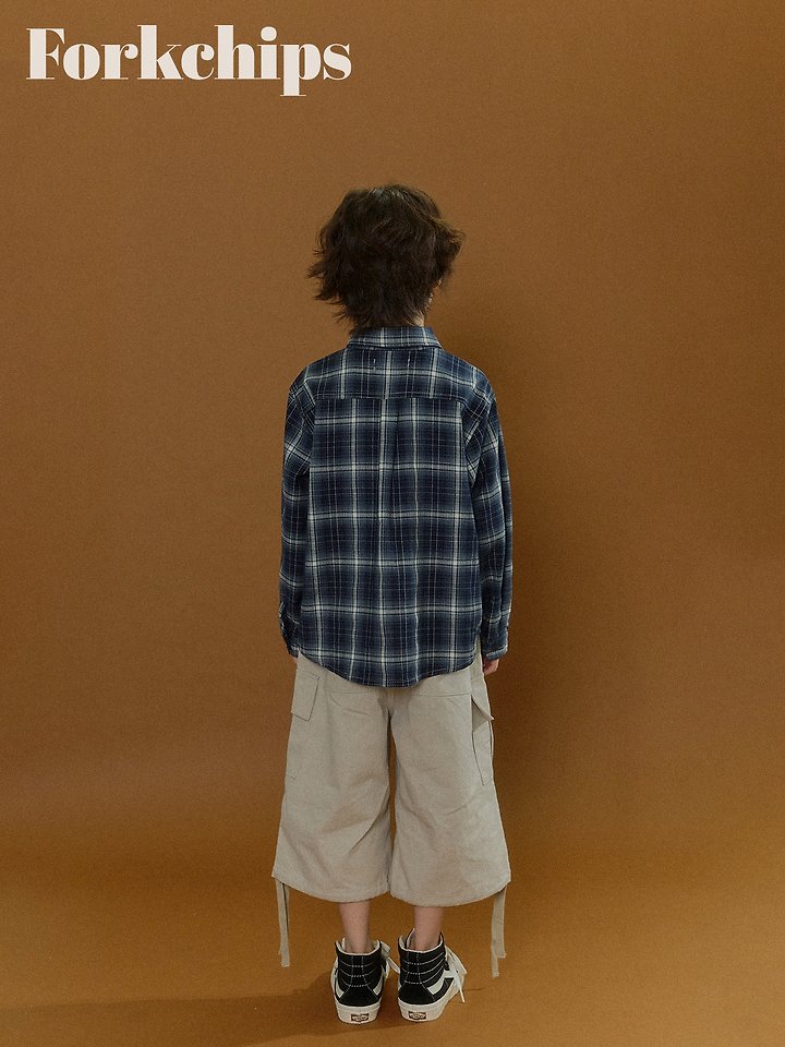 Fork Chips - Korean Children Fashion - #littlefashionista - Flow Bermuda Pants - 7