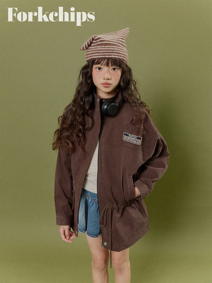Fork Chips - Korean Children Fashion - #magicofchildhood - Boston Field Jacket - 8