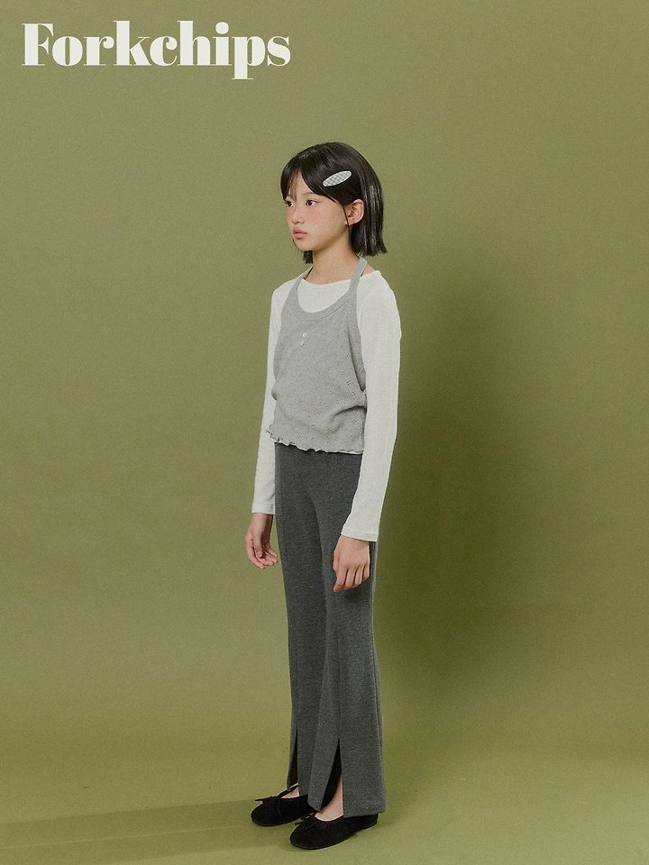Fork Chips - Korean Children Fashion - #magicofchildhood - Hug Layered Tee - 7