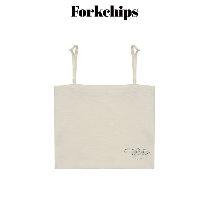 Fork Chips - Korean Children Fashion - #magicofchildhood - Chic Stone Sleeveless Top