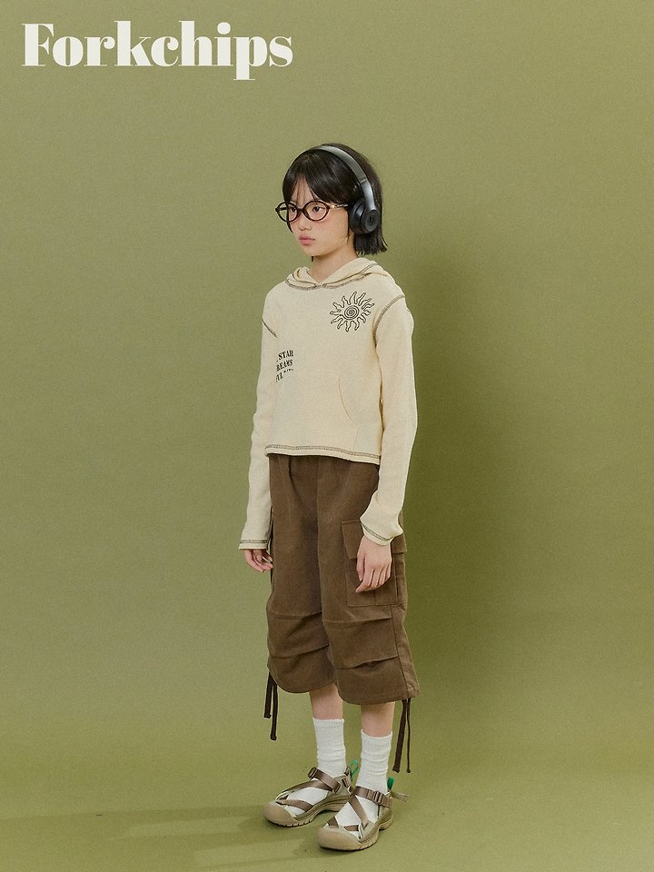 Fork Chips - Korean Children Fashion - #magicofchildhood - Flow Bermuda Pants - 8