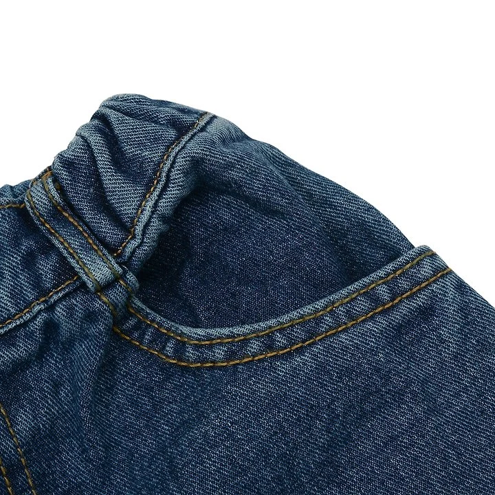 Fork Chips - Korean Children Fashion - #littlefashionista - Canvas Denim Pants - 4