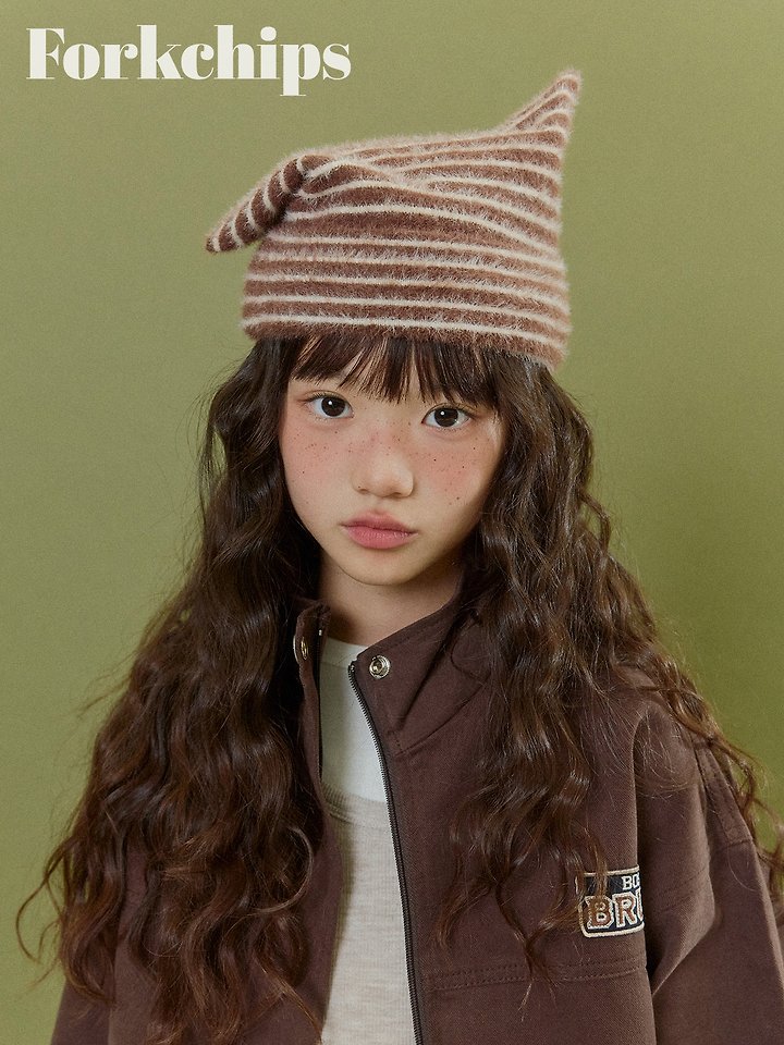 Fork Chips - Korean Children Fashion - #magicofchildhood - Angora Horn Hat - 7