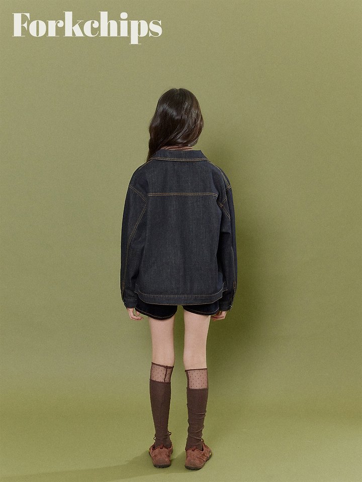 Fork Chips - Korean Children Fashion - #minifashionista - Union Denim Jacket - 8
