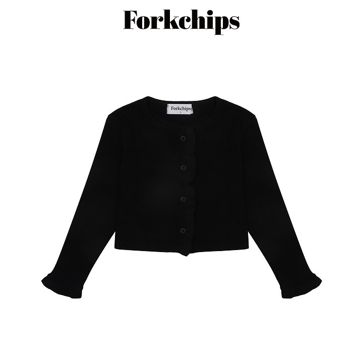 Fork Chips - Korean Children Fashion - #minifashionista - Wavy Cardigan - 2