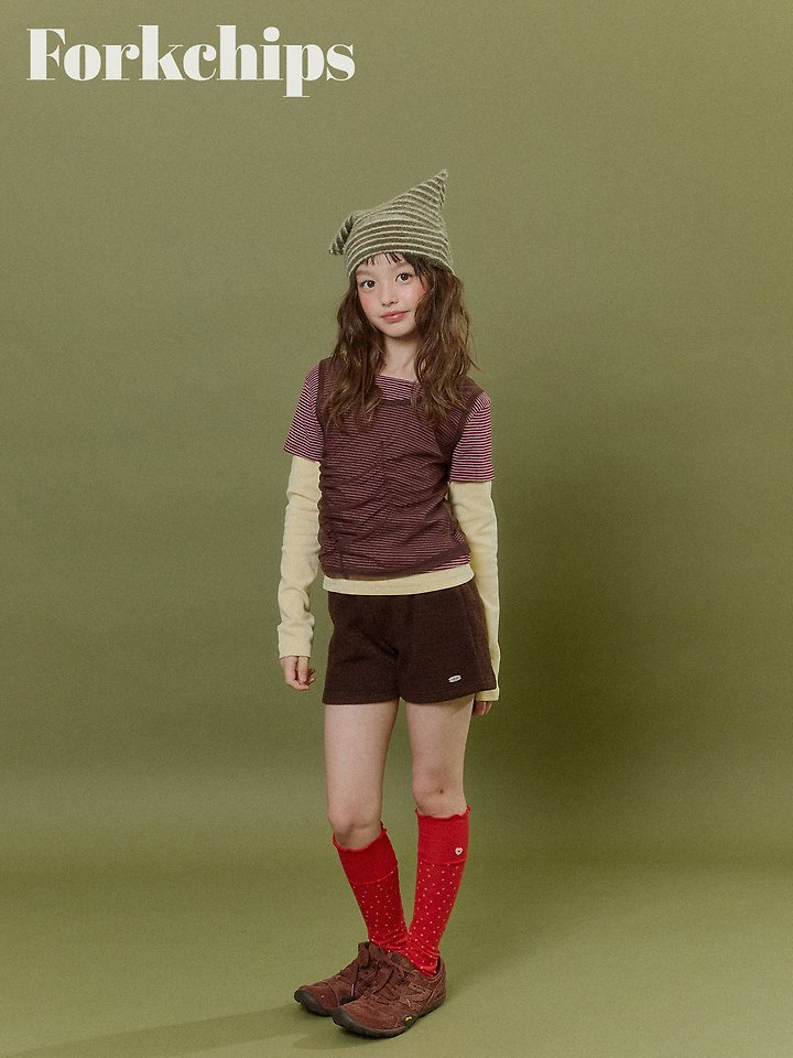 Fork Chips - Korean Children Fashion - #minifashionista - Vivid Layered Tee - 9