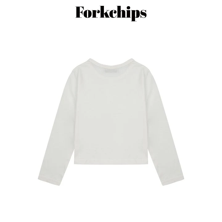 Fork Chips - Korean Children Fashion - #minifashionista - Silket Tee - 3