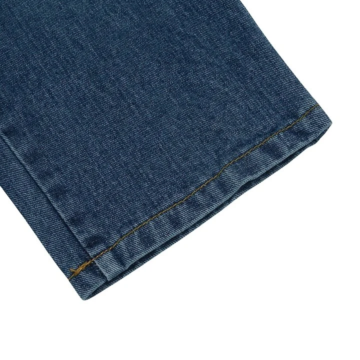 Fork Chips - Korean Children Fashion - #minifashionista - Canvas Denim Pants - 5