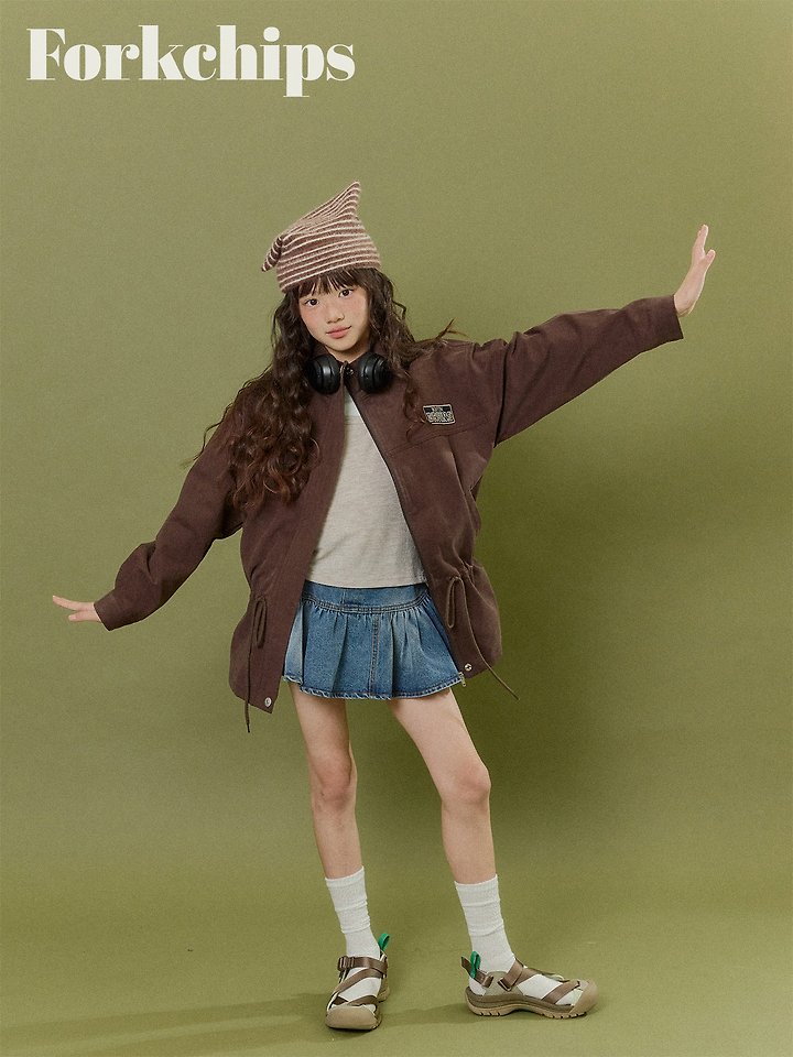 Fork Chips - Korean Children Fashion - #prettylittlegirls - Boston Field Jacket - 10