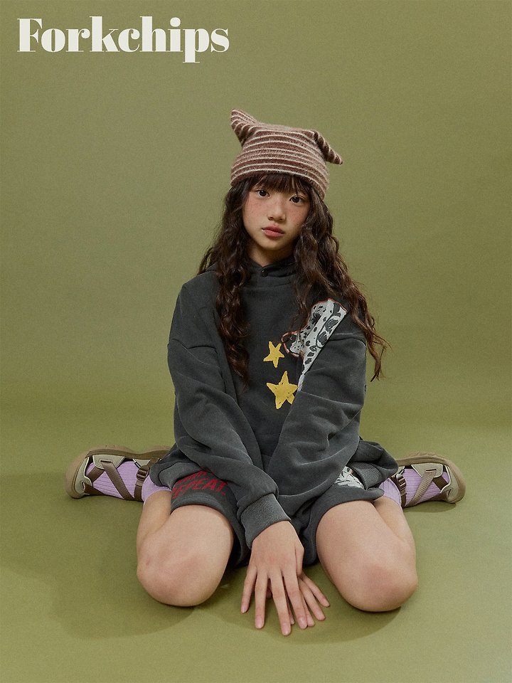 Fork Chips - Korean Children Fashion - #prettylittlegirls - Dalmatian Hoodie - 5