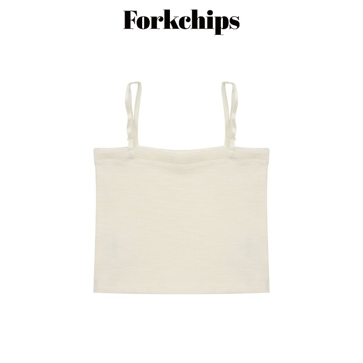 Fork Chips - Korean Children Fashion - #prettylittlegirls - Chic Stone Sleeveless Top - 3