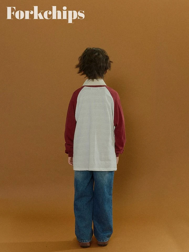 Fork Chips - Korean Children Fashion - #stylishchildhood - Star Raglan Tee - 11
