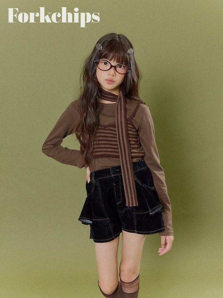 Fork Chips - Korean Children Fashion - #stylishchildhood - Bear Muffler - 5