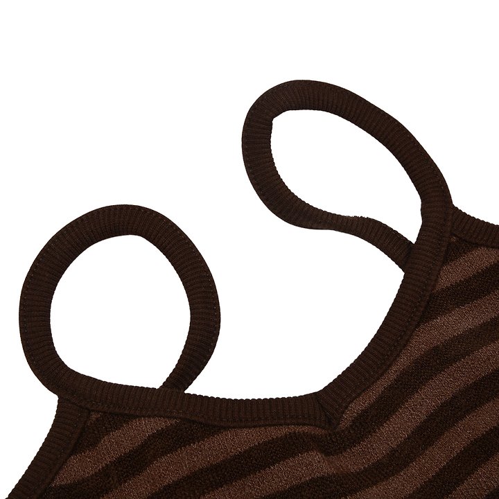 Fork Chips - Korean Children Fashion - #toddlerclothing - Bear Striped Sleeveless Top - 4