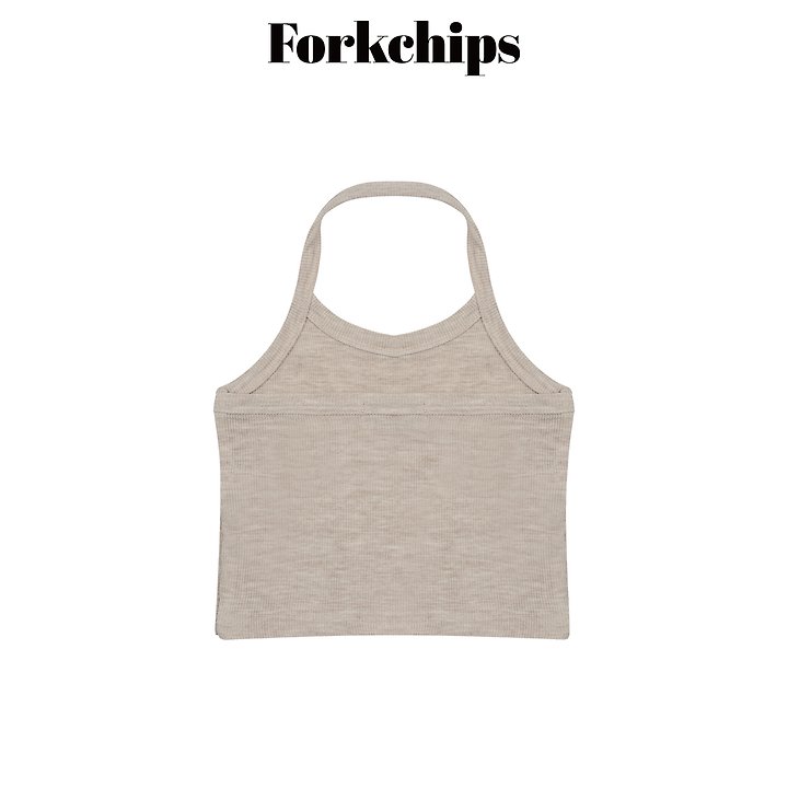 Fork Chips - Korean Children Fashion - #stylishchildhood - Mocha Bustier - 3