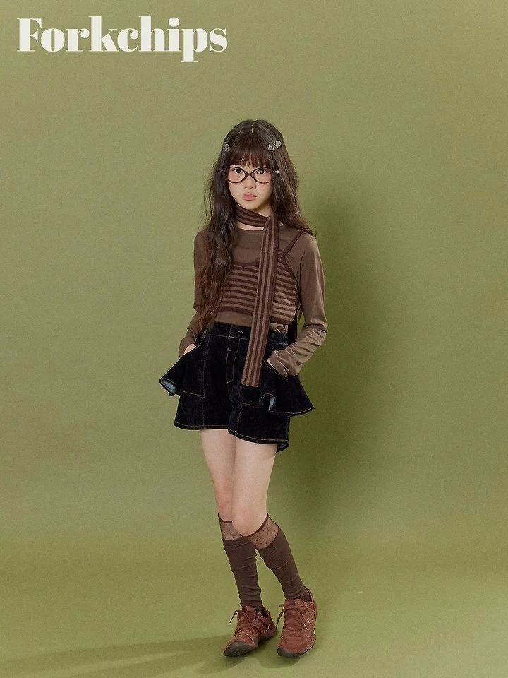 Fork Chips - Korean Children Fashion - #todddlerfashion - Silket Tee - 5