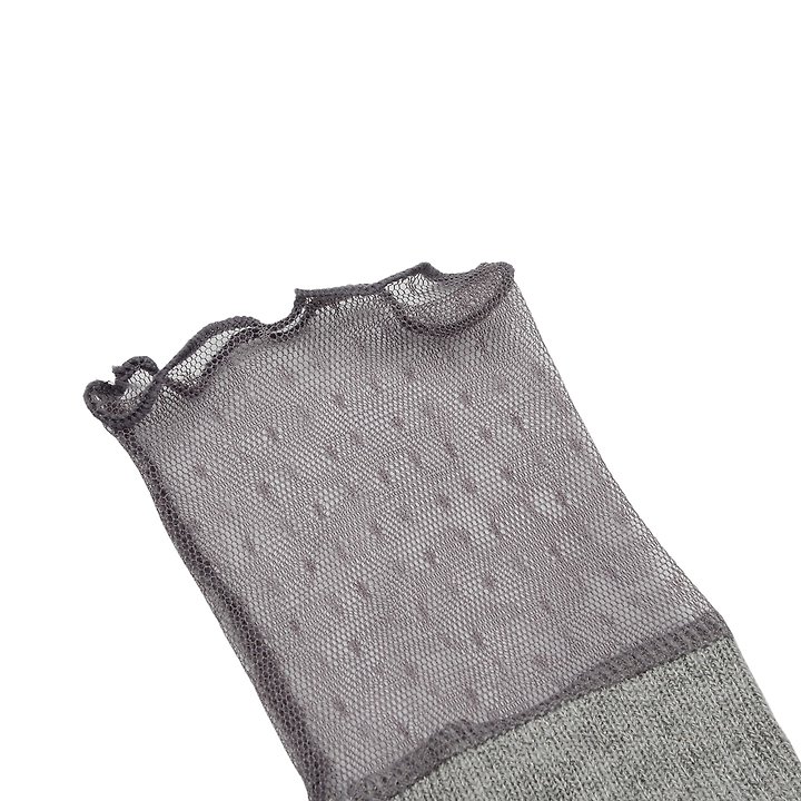 Fork Chips - Korean Children Fashion - #todddlerfashion - Polka Dot Mesh Socks - 7