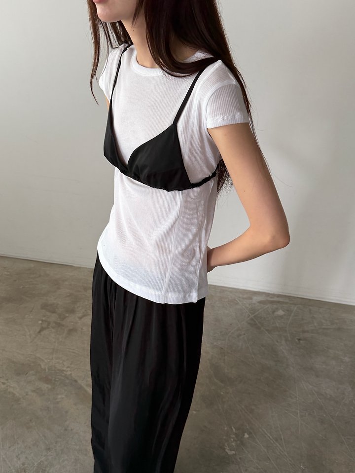 Foset - Korean Women Fashion - #vintageinspired - Strap Bralette Top - 3