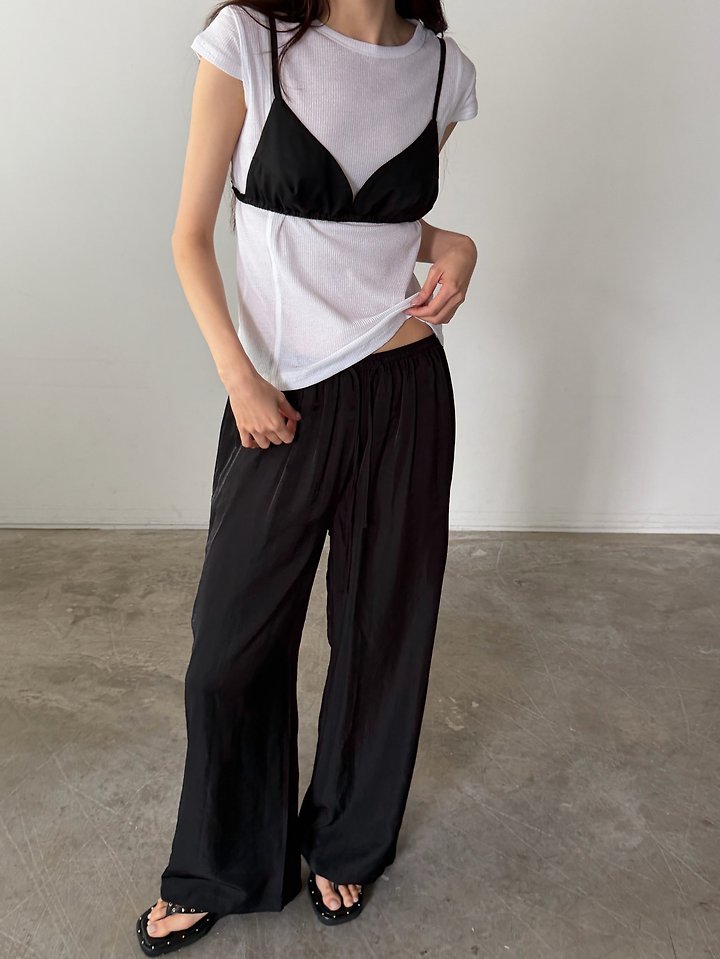 Foset - Korean Women Fashion - #womensfashion - Strap Bralette Top - 2
