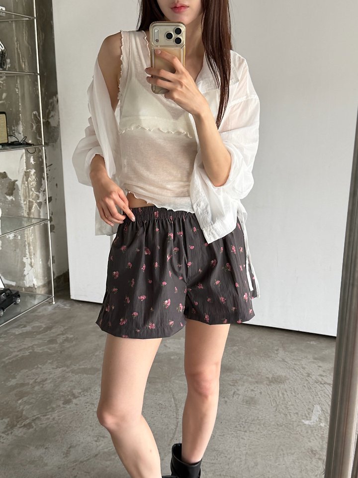 Foset - Korean Women Fashion - #womensfashion - Drawstring Sheer Blouse - 9