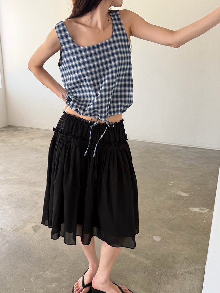 Foset - Korean Women Fashion - #womensfashion - Asa Double-Layer Skirt - 10