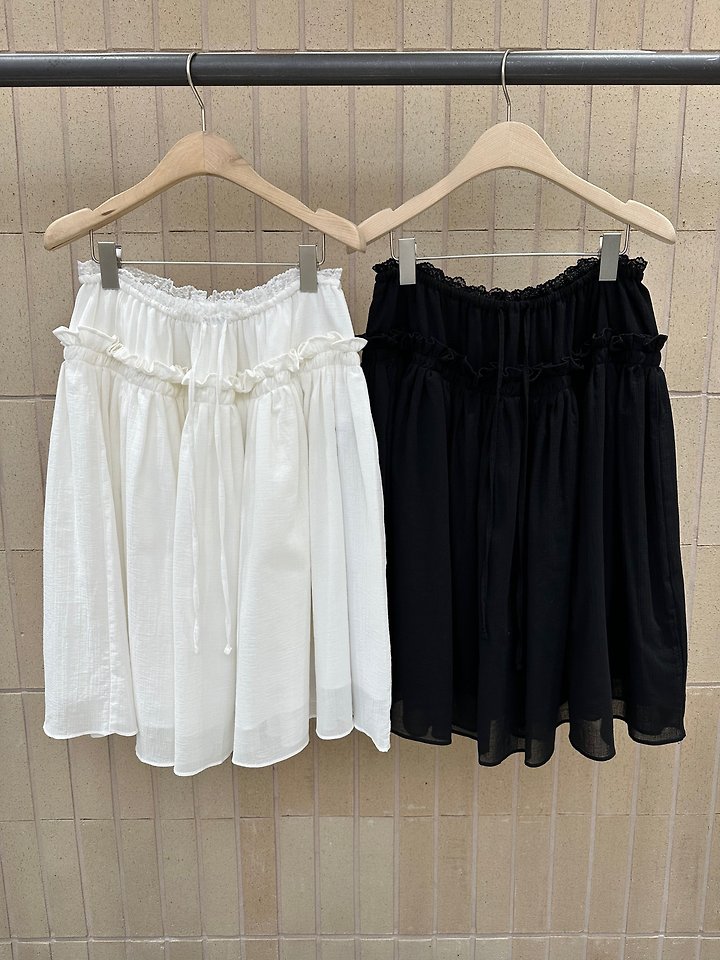 Foset - Korean Women Fashion - #womensfashion - Asa Double-Layer Skirt - 6