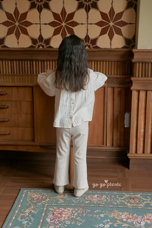 Go Go Picnic - Korean Children Fashion - #childrensboutique - Luna Bootcut Pants - 9