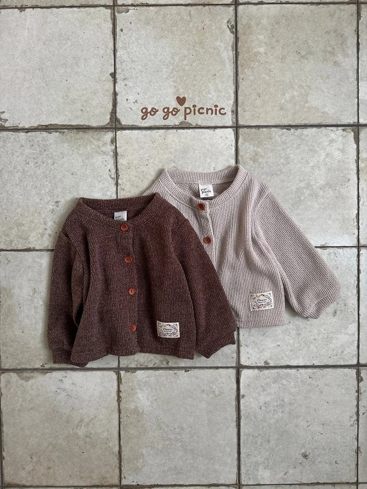 Go Go Picnic - Korean Children Fashion - #designkidswear - Popo Cardigan - 2