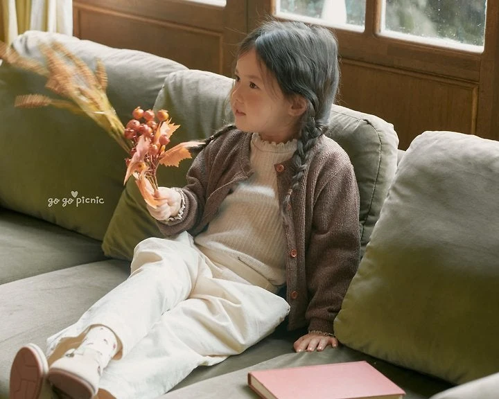 Go Go Picnic - Korean Children Fashion - #discoveringself - Popo Cardigan - 3