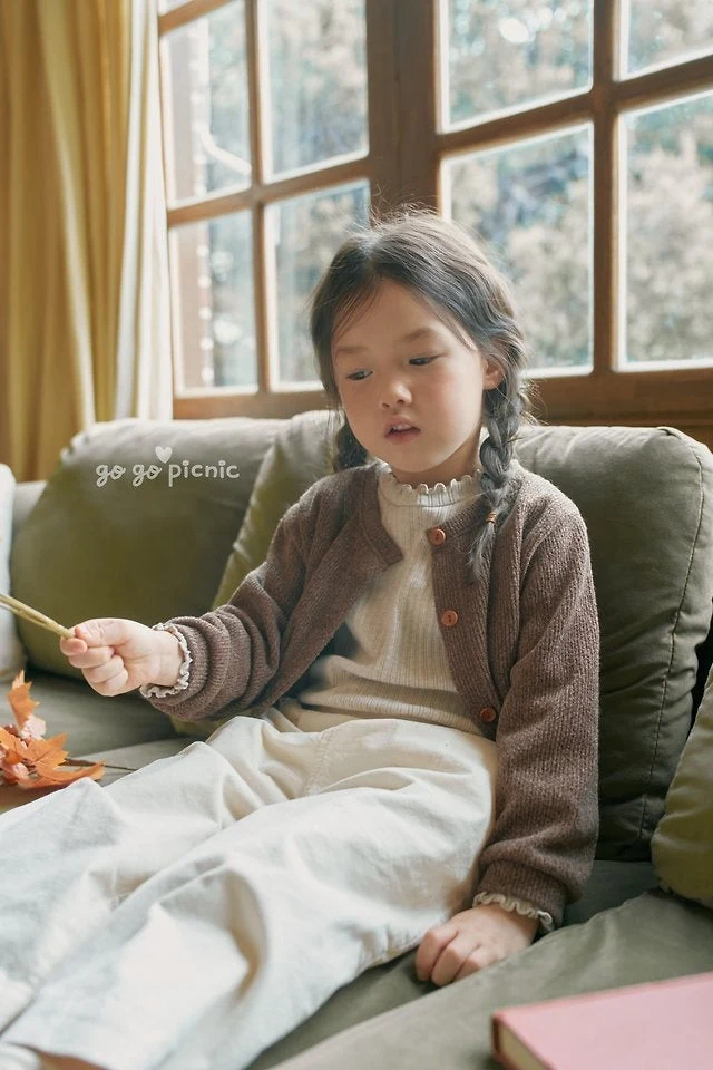 Go Go Picnic - Korean Children Fashion - #discoveringself - Popo Cardigan - 4
