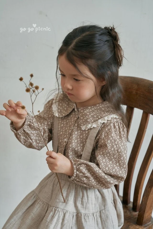 Go Go Picnic - Korean Children Fashion - #kidsshorts - Annie Blouse - 3
