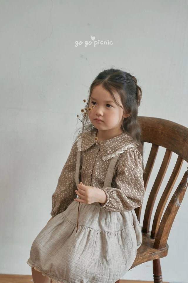 Go Go Picnic - Korean Children Fashion - #kidsshorts - Annie Blouse - 4