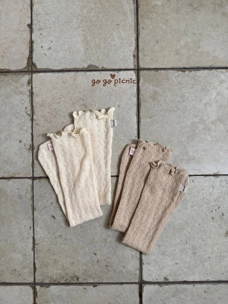 Go Go Picnic - Korean Children Fashion - #kidzfashiontrend - Anna Knee Socks