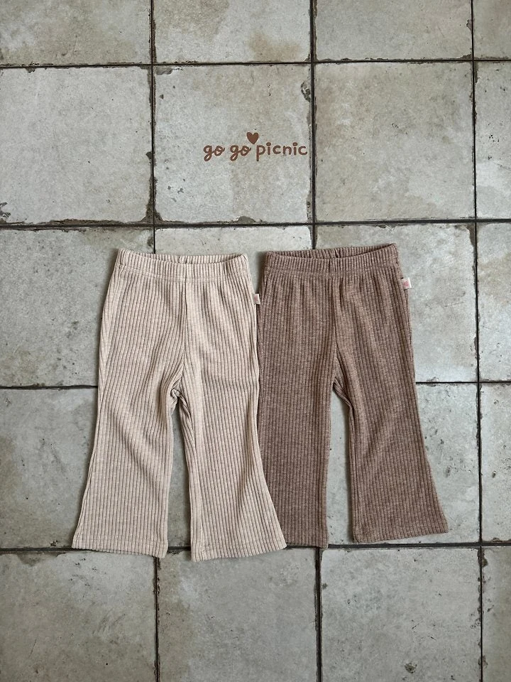 Go Go Picnic - Korean Children Fashion - #magicofchildhood - Luna Bootcut Pants - 2