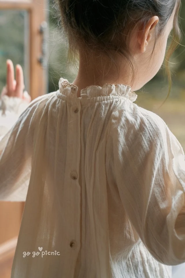 Go Go Picnic - Korean Children Fashion - #magicofchildhood - Lena Blouse - 11
