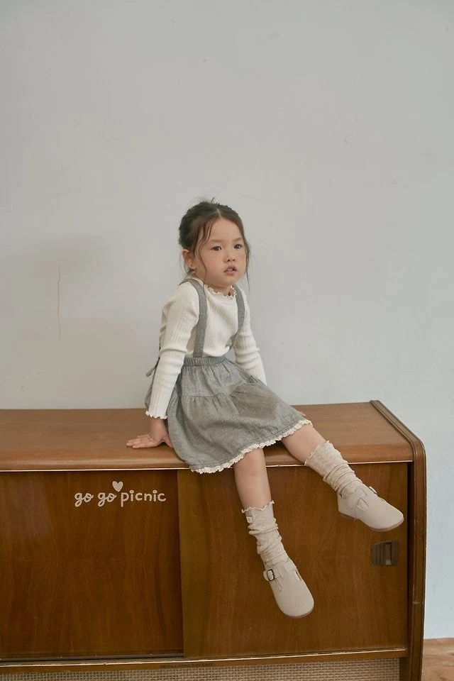 Go Go Picnic - Korean Children Fashion - #littlefashionista - Anna Knee Socks - 4