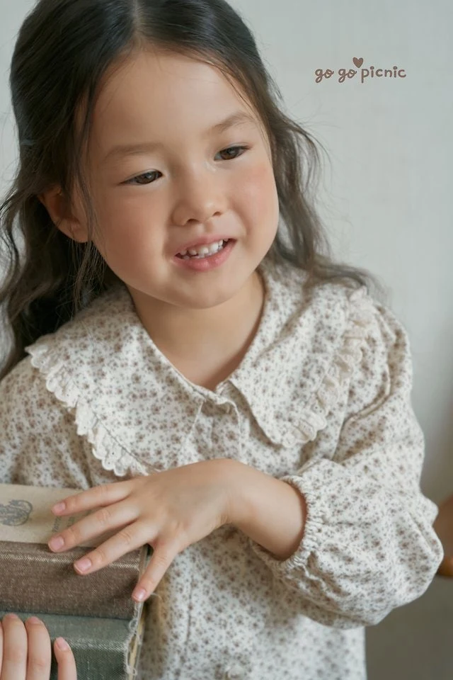 Go Go Picnic - Korean Children Fashion - #minifashionista - Annie Blouse - 9