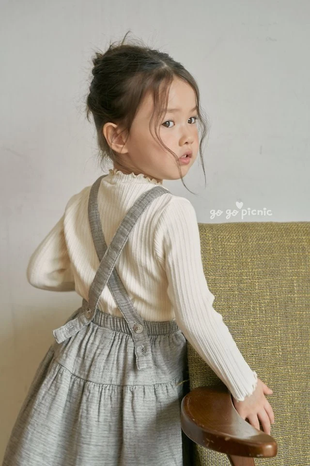 Go Go Picnic - Korean Children Fashion - #minifashionista - Sophie Mock Neck Tee - 7