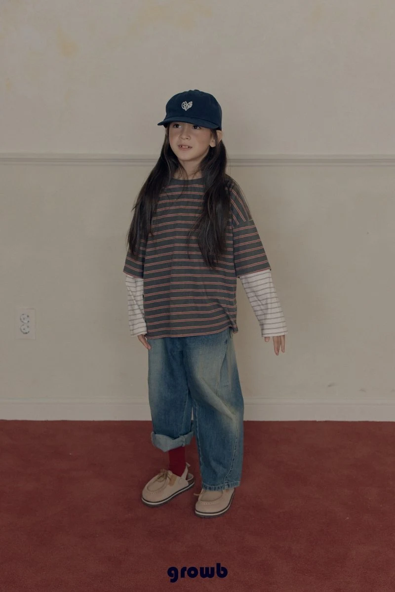 Grow B - Korean Children Fashion - #Kfashion4kids - Dual Tee - 6