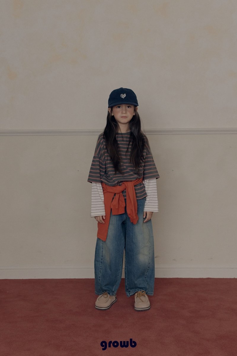 Grow B - Korean Children Fashion - #childofig - Curve Denim - 8