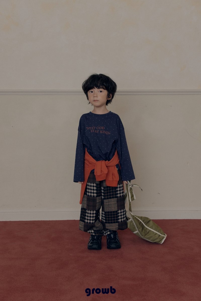Grow B - Korean Children Fashion - #stylishchildhood - Pattern Pants - 4